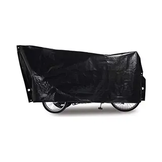 Vk International Unisex – Erwachsene Cargo Bike Vk Fahrradschutzhülle, Schwarz, One Size
