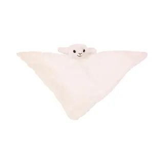 Pia Soft Toys Knuffeldier Schaap/lammetje - Zachte Pluche Stof - Tuttel/knuffeldoekje - Wit - 45 Cm - Baby/peuter