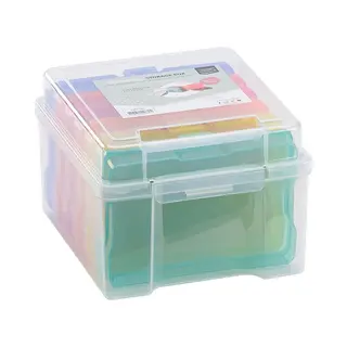 Vaessen Creative Opbergbox – 21 X 18, 5 X 14 Cm – Incl. 6 Cassettes