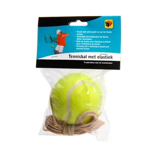 Angel Sports Tennisbal Met Elastiek - Gasgevuld - Voor Kinderen - Geel