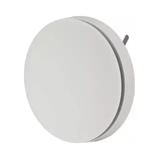 Dec International Ventilatie Toevoerventiel Kunststof 125 Mm Ral 9003 Met Klemveren En Schone Sector - I-Valve Rondo 125