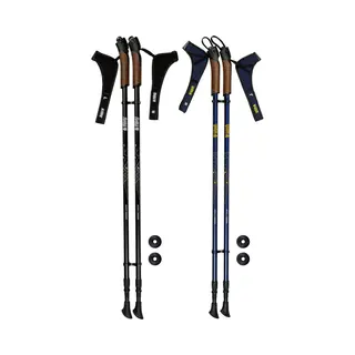 Schreuders Sport Abbey Nordic Walking Verstellbar Wandern Cane, Unisex, Abbey, Schwarz/rot/grau, Einheitsgröße