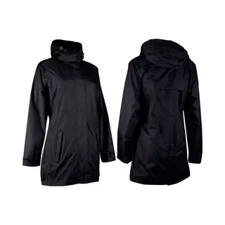 Ralka Regenjas Deluxe Lang Model - Dames - Zwart/Aqua - 38