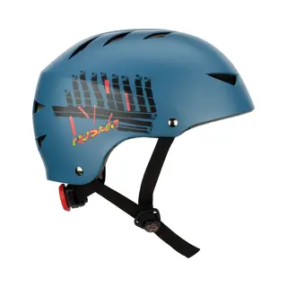 Nijdam Skate Helm - Sidewalk Sentinel - Blauw/Zwart - L