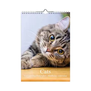 Comello Cats Verjaardagskalender - A4