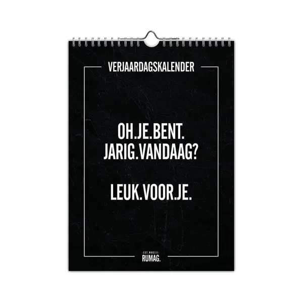 Rumag Verjaardagskalender - 18x25 Cm thumbnail