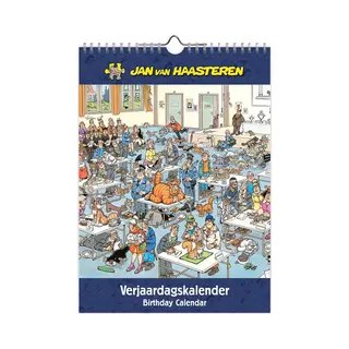 Jan Van Haasteren Verjaardagskalender - 18x25 Cm