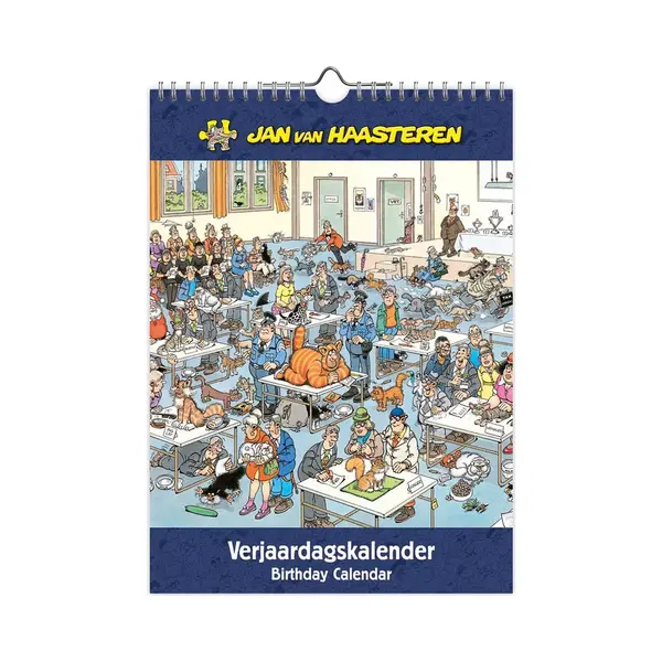 Jan Van Haasteren Verjaardagskalender - 18x25 Cm thumbnail