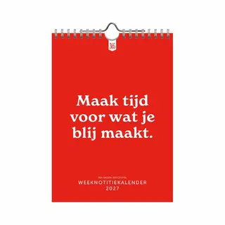 Comello 365 Dagen Succesvol Weeknotitiekalender 2027
