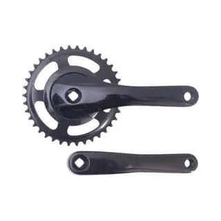 Crankstel 38T Zwart Zonder Stofkap