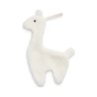 Jollein - Speendoekje Lama (Off-white) - Speenknuffel, Speendoekje Baby, Speendoek - 100% Polyester