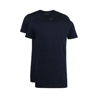 Slater 2er-Pack T-shirt Basic Extra Lang Rundhals Weiß - Größe 4XL