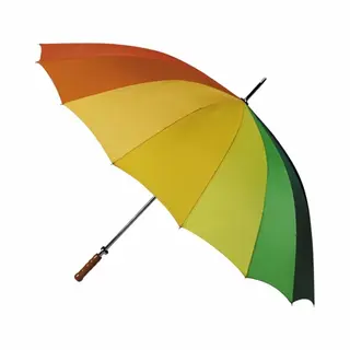 Benson Paraplu Golfmodel - Regenboogkleuren - 130 Cm - 16 Banen - Gaypride