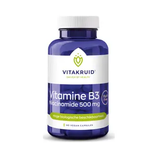 Vitakruid Vitamine B3 Niacinamide 500 Mg | 90 Capsules
