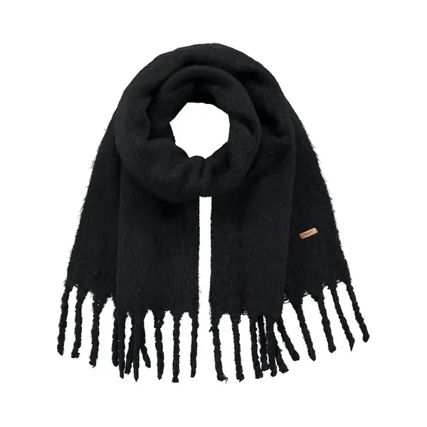 Barts Damen Fyone Scarf Schal, Opacity, Black, Uni thumbnail