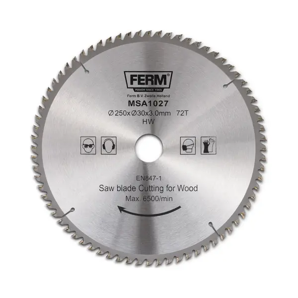 Ferm MSA1027 cirkelzaagblad 25 cm 1 stuk(s) thumbnail