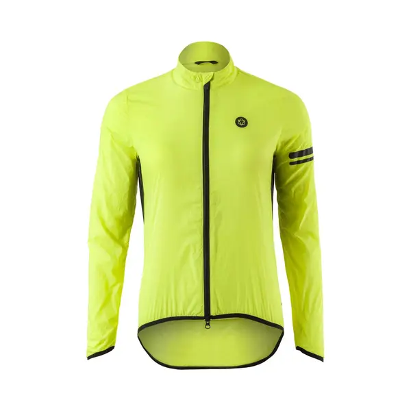 Agu Wind Fietsjack Ii Essential Dames - Geel - M - Winddicht - Two-way Rits thumbnail