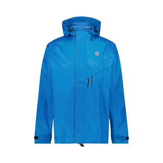Agu Passat Regenjas Essential – Waterdicht & Winddicht – Verstelbare Capuchon – Reflecterende Prints – Blauw - Xl