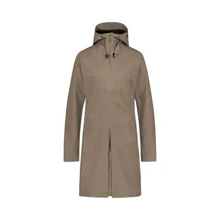 Agu SeQ Regenjas - Regenjas Dames Waterdicht - Regenjas Lang Model - Water- En Winddicht - Ademend - Grijs - M