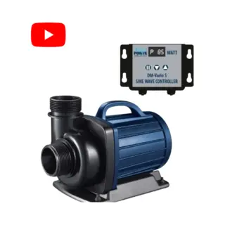 AquaForte Dm-22.000 Vario S Vijverpomp - Zeer Energiezuinig - 22000l/h - 200W - Geruisloze Vijverpomp