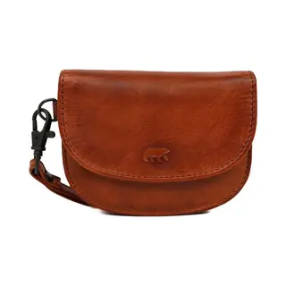 Bear Design Inez Leren Overslagportemonnee - Cognac