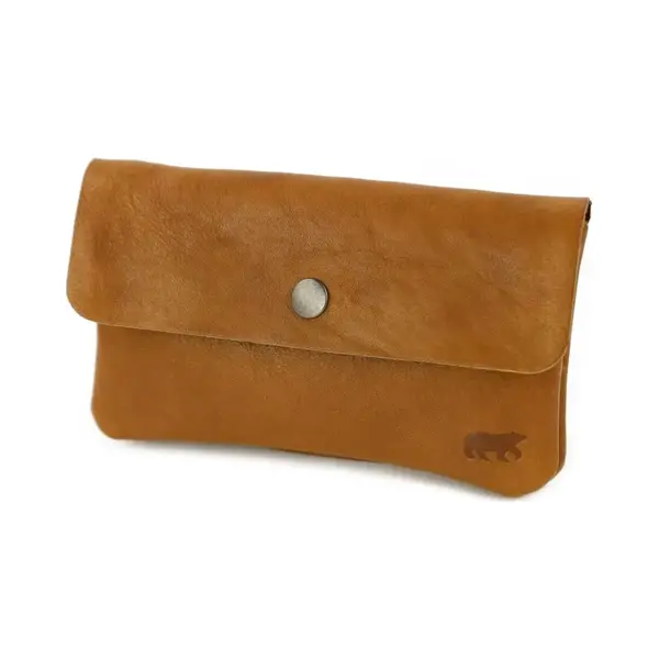 Bear Design Ivy Leren Portemonnee - Cognac thumbnail