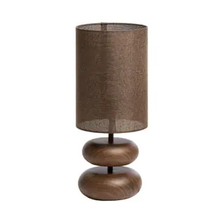 Light & Living Tafellamp Danialo - Bruin - Ø22cm