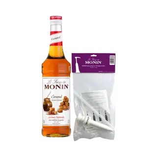Monin Siroop Caramel (70 Cl) + Pompje (10ml)