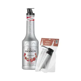 Monin Puree Strawberry (1 Liter) + Pompje