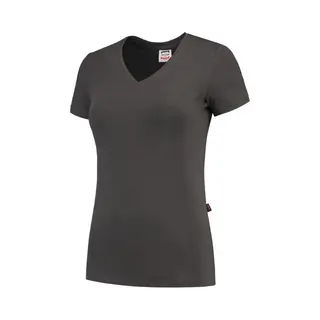 Tricorp T-shirt V Hals Slim Fit Dames 101008 Oranje - Maat S