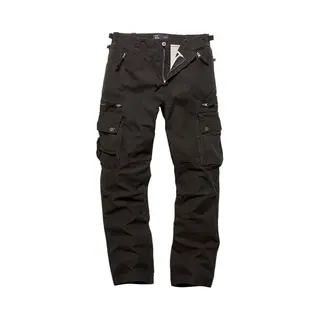 Vintage Industries Rico Pants Heren Stoffen Broeken - Zwart - S