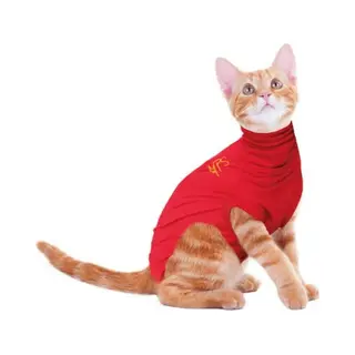 Medical Pet Shirt Katze - Rot - Xxxxs
