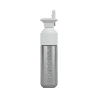 Dopper Drinkfles Steel - 490 Ml - Inclusief Flip Straw Dop - Bundel
