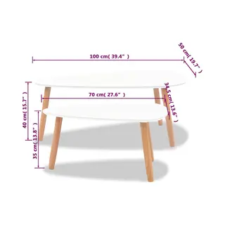 VidaXL 244731 salontafel