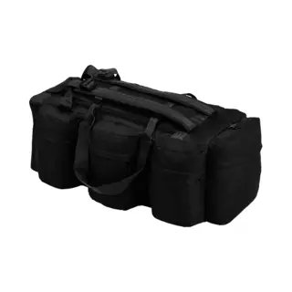 VidaXL Plunjezak 3-in-1 Legerstijl 45 L Zwart
