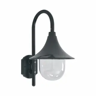 VidaXL Garten-Wandleuchte E27 42 Cm Aluminium Dunkelgrün
