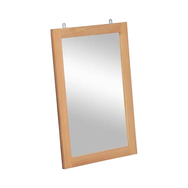 VidaXL Wandspiegel Teak Massiv 50x70 Cm thumbnail