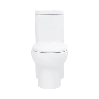 VidaXL Stand Toilette Ecke Bodenstehend Keramik Soft Close Sitz Spülkasten Wc