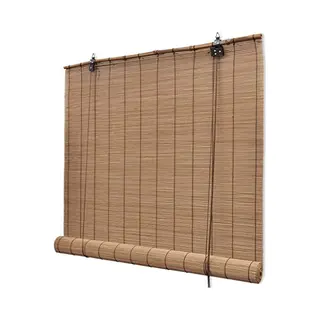 Bambusrollo Braun 120x160 Cm Vidaxl