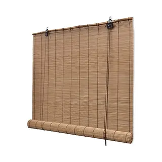 Bambusrollo Braun 140x160 Cm Vidaxl