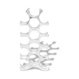 VidaXL - Wijnrek - Voor - 15 - Flessen - Aluminium - Zilverkleurig
