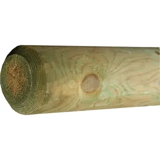 Holzpalisaden ø8x200cm Zylindrisch Gefrast