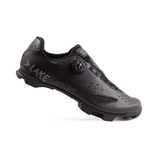 Lake MX219 Mtb Breite Fahrradschuhe Herren Schwarz/Grau