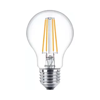 Philips by Signify Philips Filament-Lampe, transparent, 60 W A60 E27