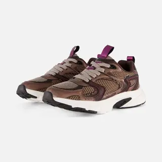 Posh By Poelman Sneakers Bruin Synthetisch - Maat 37