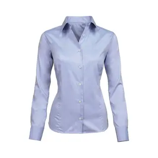 Giovanni Capraro 26990-33 Dames Blouse | Middenblauw | Maat 44