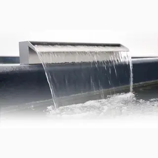 Aquaking Rvs Waterval 80 Cm - Vijver - Waterval - Rvs - Watervallen - Waterval Voor Vijver - Vijverwaterval