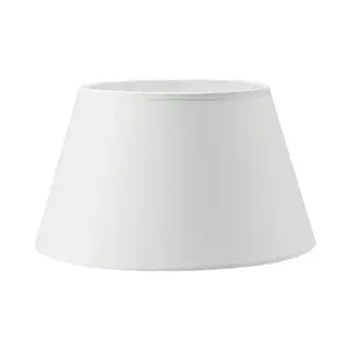 home sweet home collection Home Sweet Home Stofflampenschirm Round, Weiß | 30 X 20 X 17 Cm | Kann Mit Tischlampe Verwendet Werden | Geeignet Für Wohnzimmer, Esszimmer