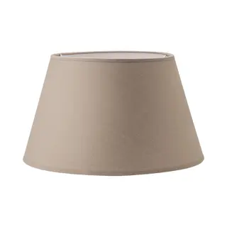Home Sweet Home - Stoffen - Stoffen Lampenkap - Conisch - Taupe - Minimalistische Stijl - 30 X 20 X 17 Cm - E27 Fitting - Voor Tafellamp - Voor