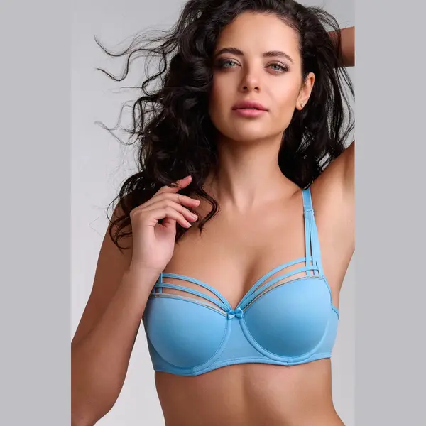 Marlies Dekkers Balconette Bh Dame De Paris - Blau - 80D thumbnail